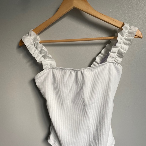 New Ruffled Cami Bodysuit - Picture 6 of 7